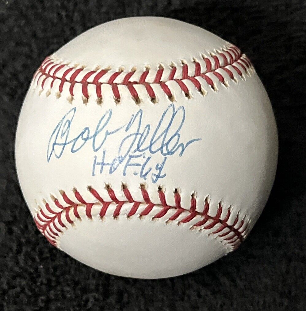 Bob Feller HOF 62 SIGNED Autographed OMLB Baseball BECKETT COA
