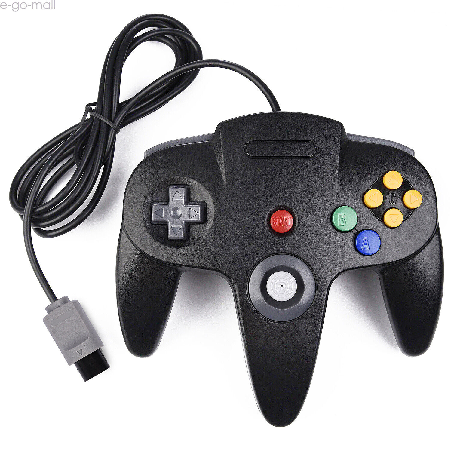 Wired Classic N64 Controller Gamepad Remote Joystick for N64 CONSOLE BLACK