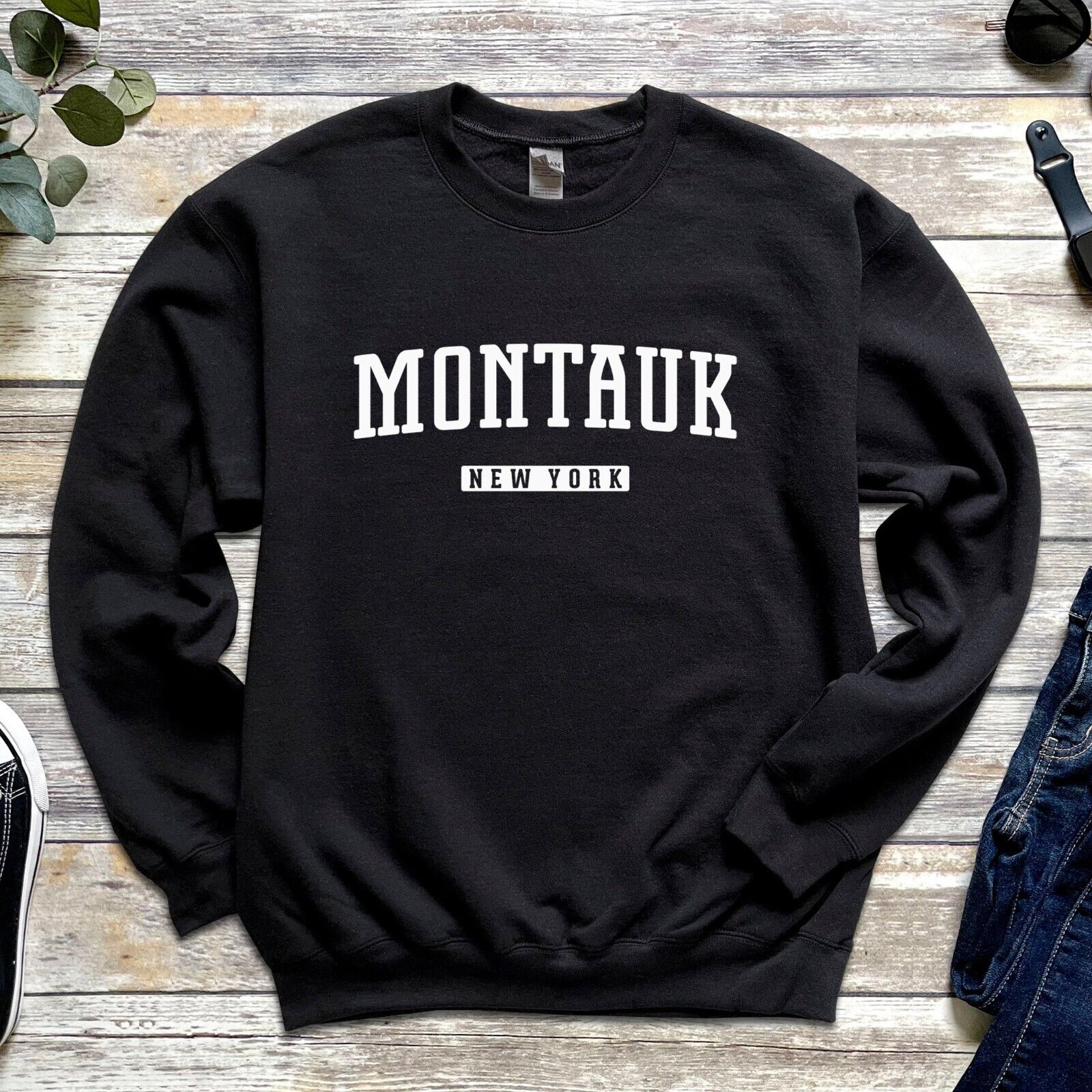 Montauk Sweatshirt | Montauk New York Crewneck Sweatshirt | Unisex Sweatshirt