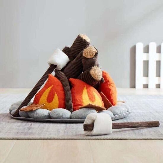 ULTRA High-quality, Plush Campfire/S\'more, 17-Piece Set (largest qty sold)
