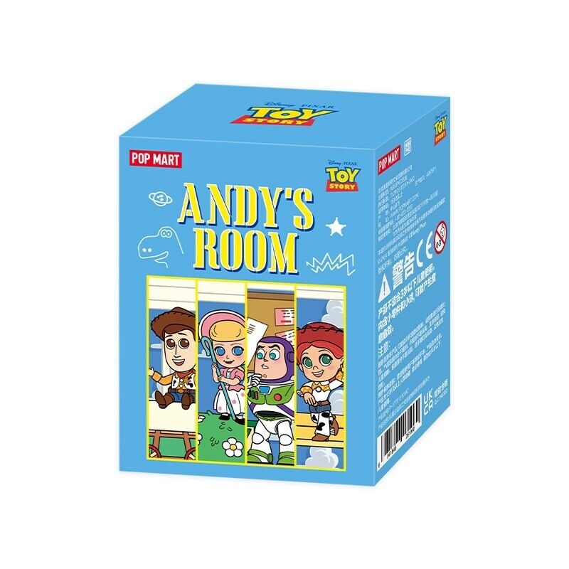 POP MART Toy Story Andy\'s Room SeriesSeries Blind Box (1 Blind Box Figures) NEW！