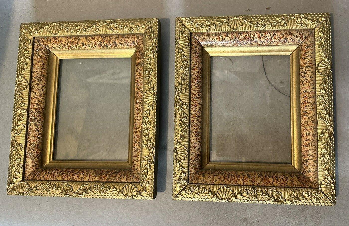 Pair of Antique Victorian Picture Photo Frames
