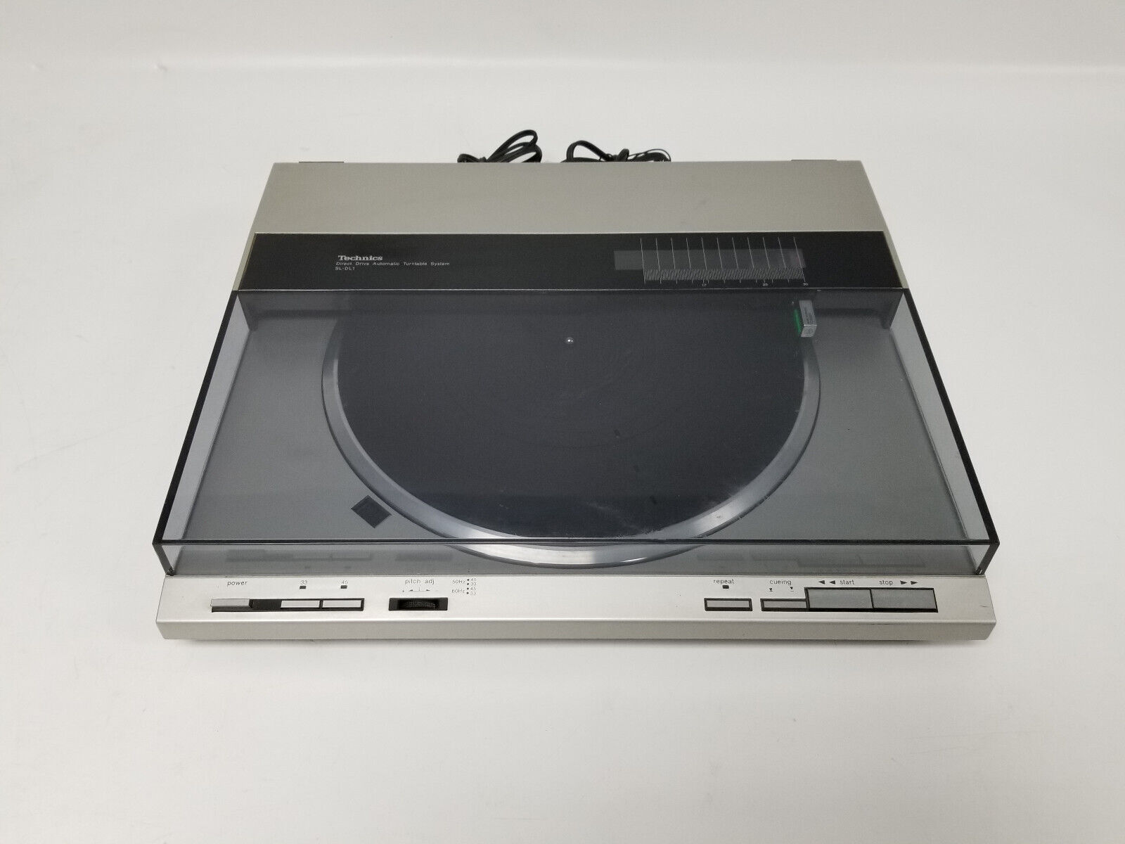 Vintage Technics SL-DL1 Direct Drive Linear Tracking Turntable w/TC150EP Cart.