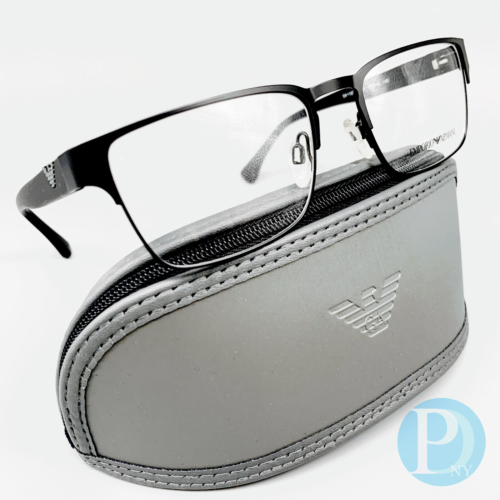 EMPORIO ARMANI EA1027 / 3001 Men's Eyeglasses 53-18-140mm BLACK 100% Original