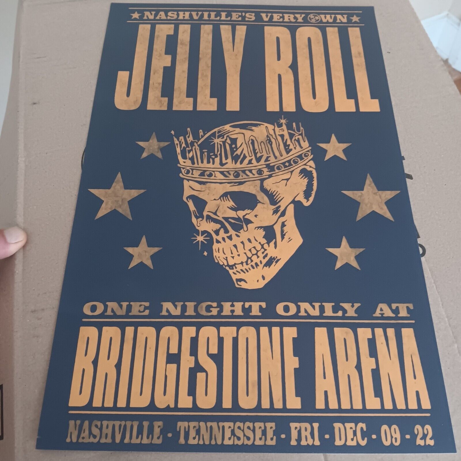 JELLY ROLL LIVE IN NASHVILLE 2022 GIG POSTER