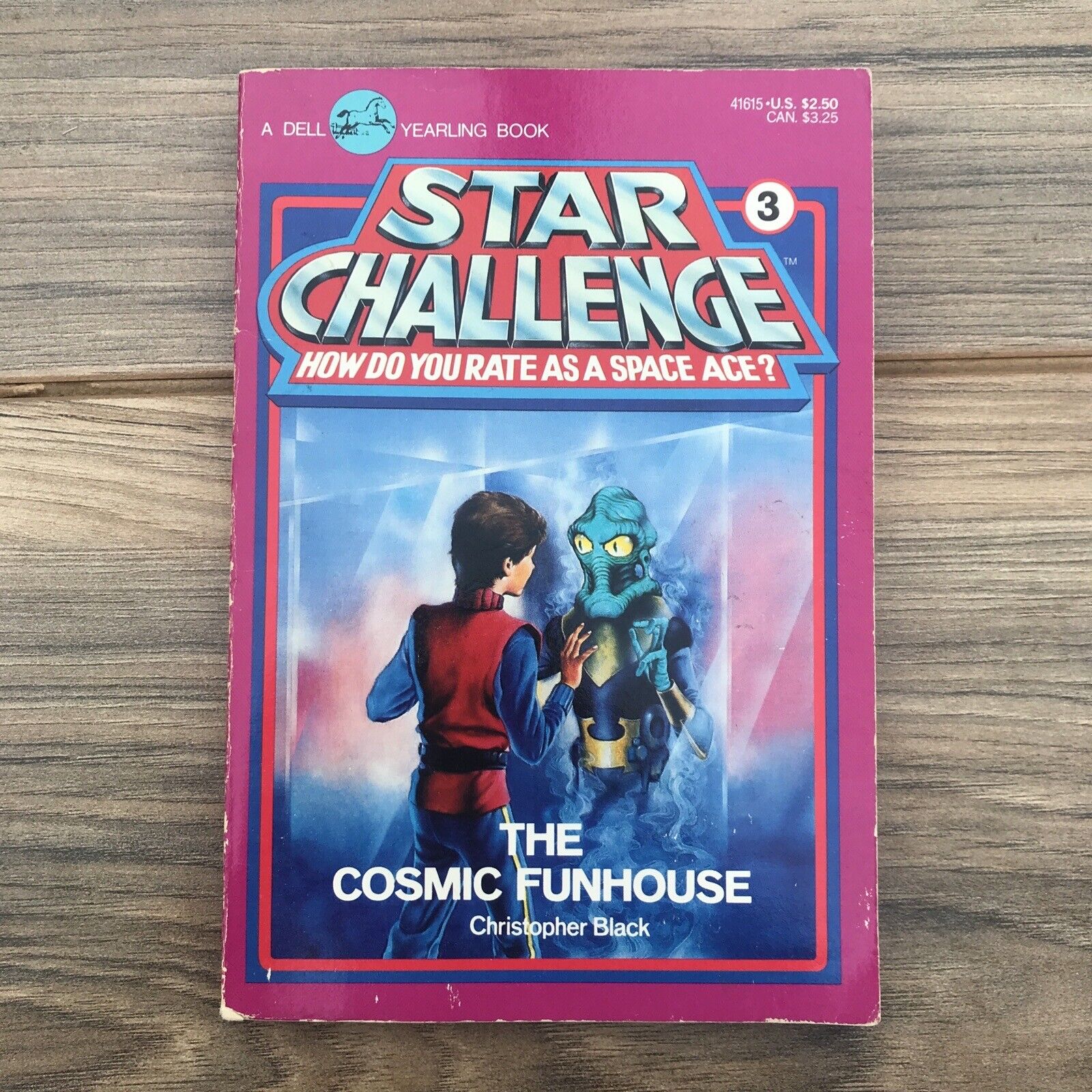 Star Challenge #3: The Cosmic Funhouse CYOA Gamebook Christopher Black 1984 RARE