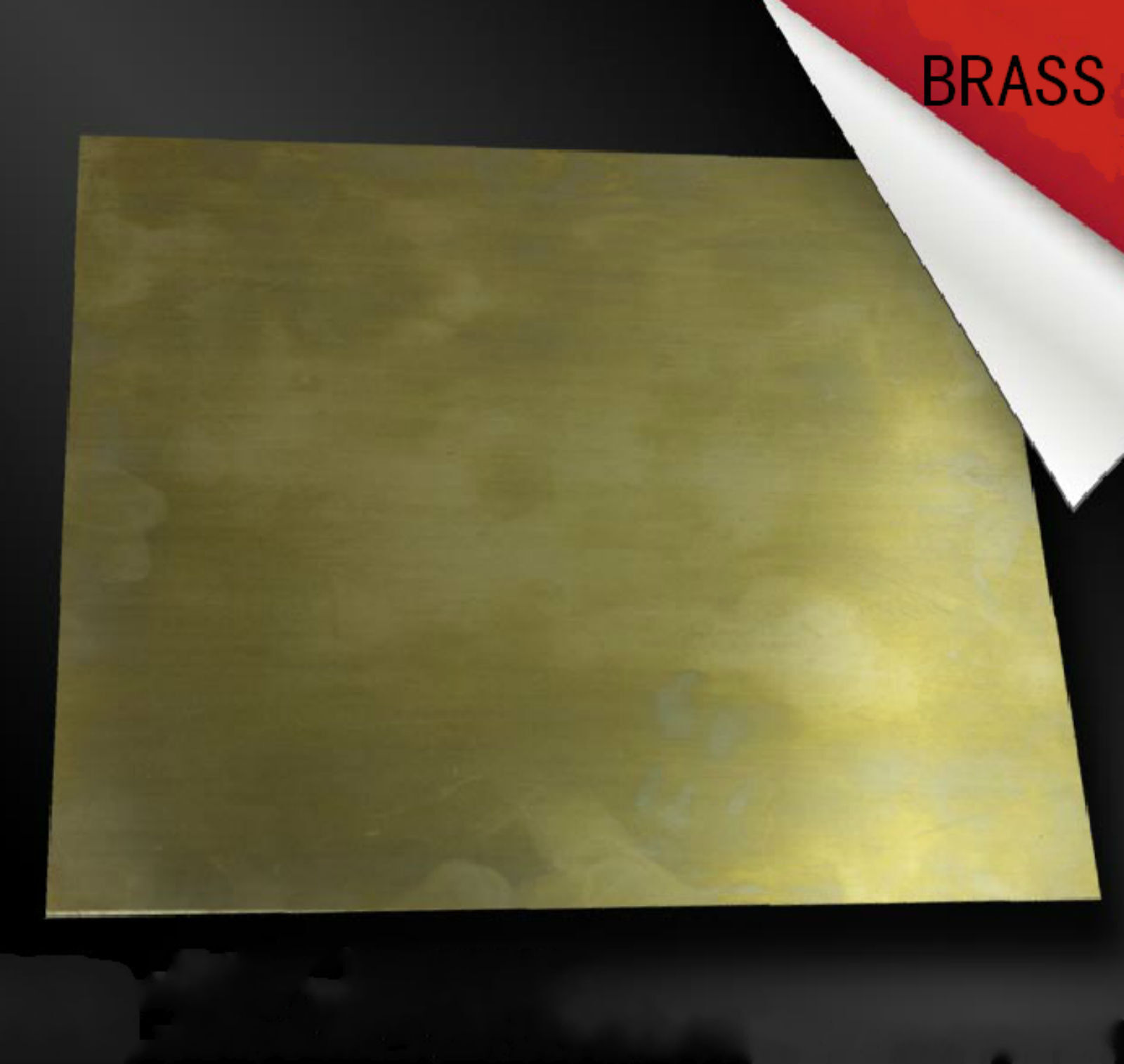 1pcs Brass Metal Sheet Plate 2mm x 100mm x 200mm