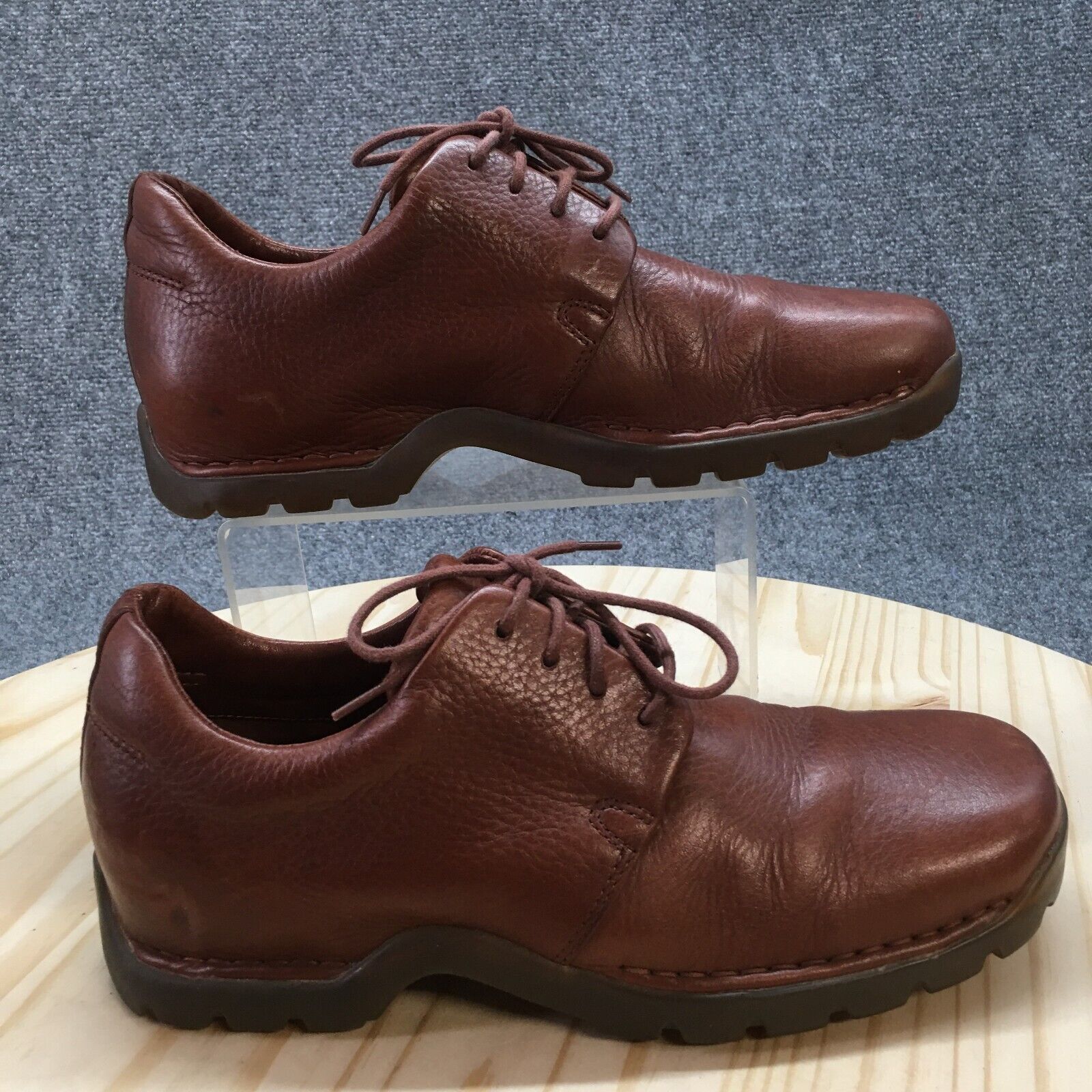 Cole Haan Shoes Mens 9.5 M Country Plain Toe Oxford C00875 Brown Leather Lace Up