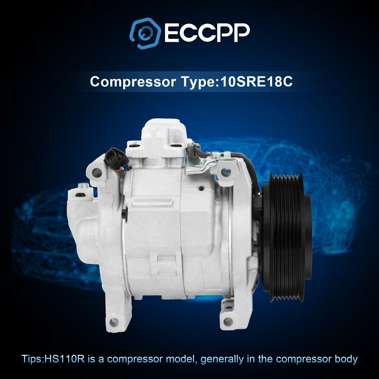 A/C AC Compressor For Honda Accord 2.4L 2013 2014 2015 2016 2017 6513126