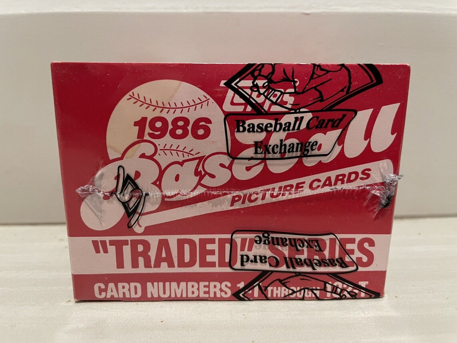 1986 Topps Traded Baseball Set BBCE Wrapped FASC (From A Sealed Case) Bonds & Bo