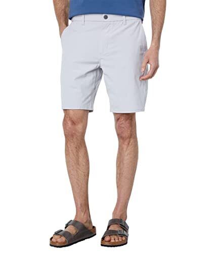johnnie-O Calcutta Performance Golf Shorts (Chrome) Mens Clothing Gray Size 36