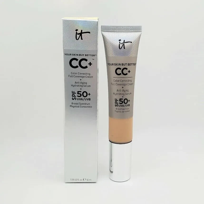 IT Cosmetics Your Skin But Better CC Full Coverage Cream SPF50 Medium New in Box