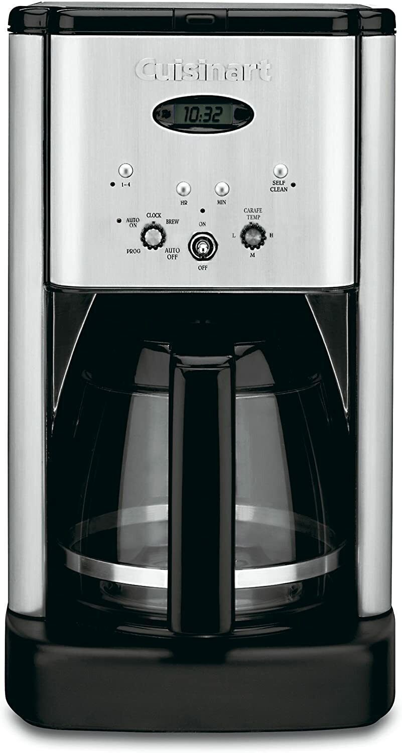 Cuisinart DCC-1200P1 Brew Central 12-Cup Programmable Coffeemaker - Brushed...