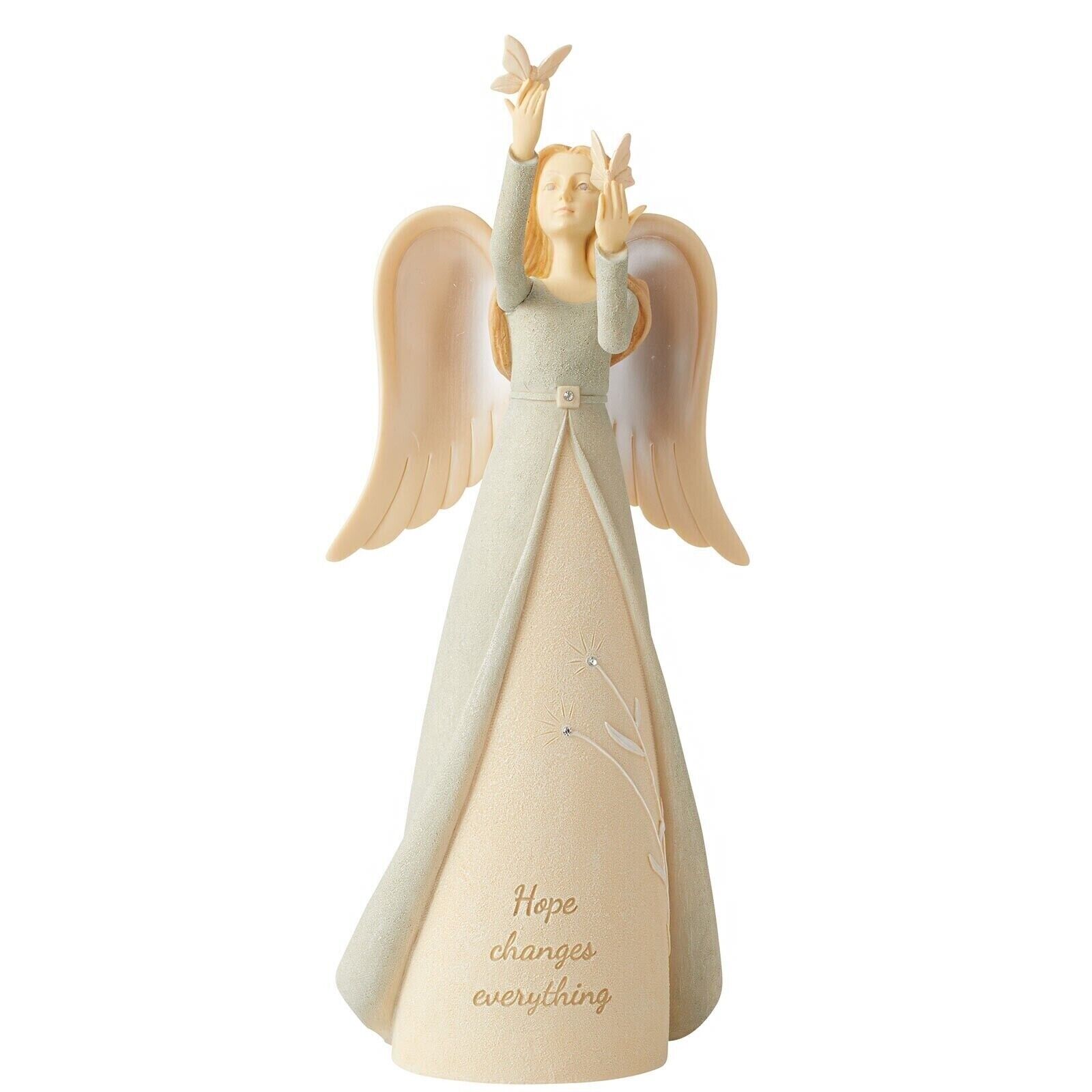Foundations Angel With Butterflies Hope Changes Everything Figurine 6013012