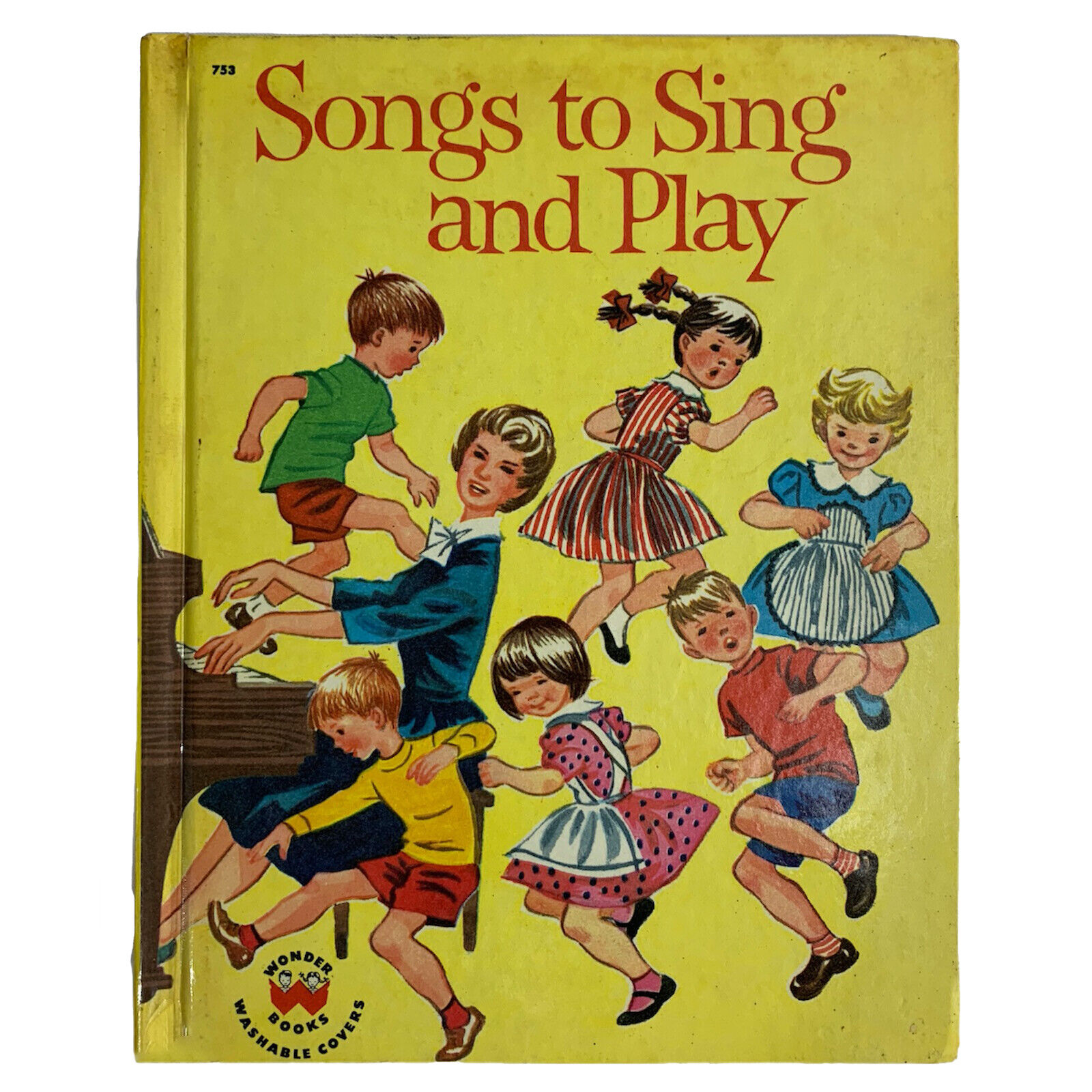 SONGS TO SING AND PLAY A WONDER BOOK #753 Vintage Oscar Weigle