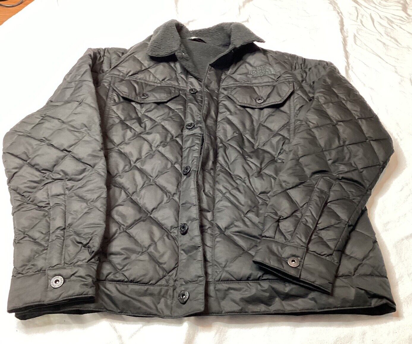 The North Face TNF Thermoball Jacket Medium Full Zip Puffer Outdoor Quilted