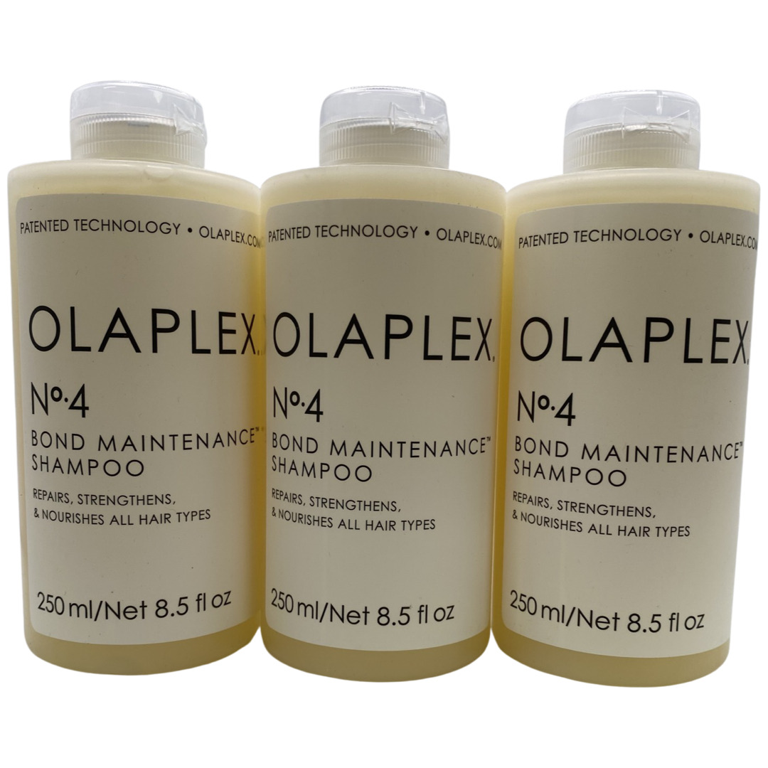 Olaplex Shampoo No.4 BOND MAINTENANCE 8.5oz / 250ml     * PACK OF 3 BOTTLES *