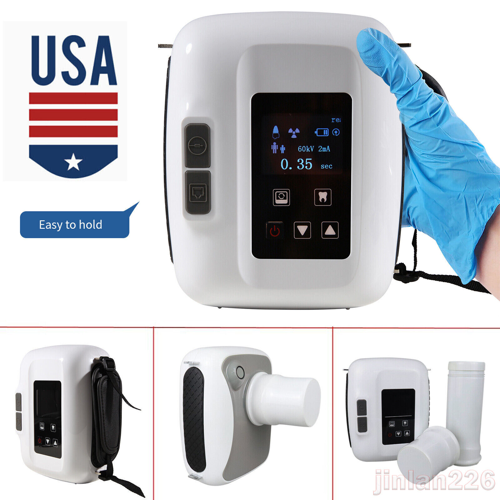 Handhold Dental X-Ray Machine High Frequency Imaging System Digital Xray Unit H2