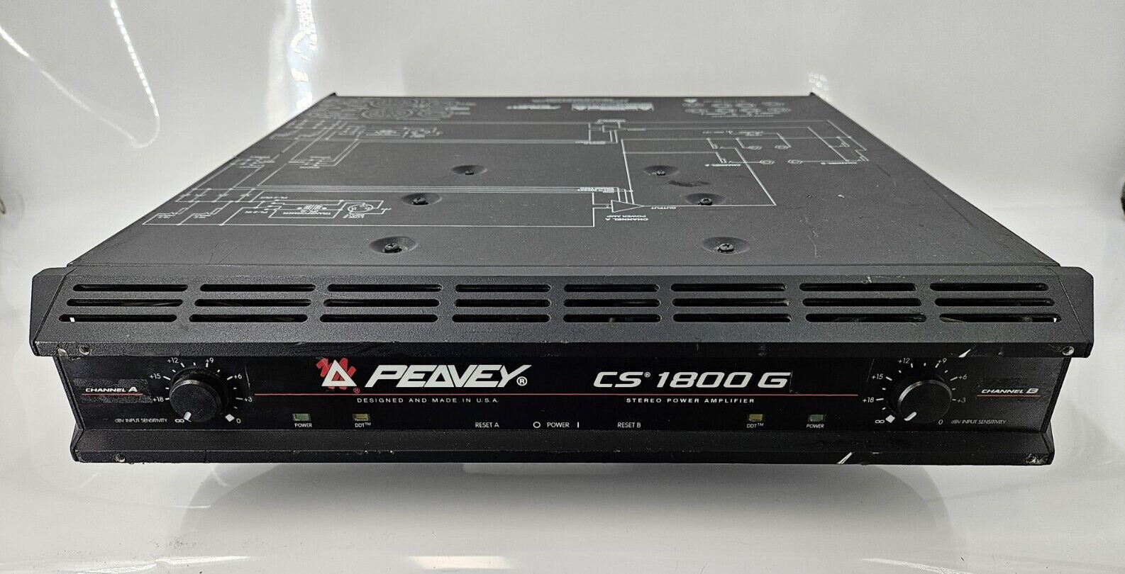 Peavey CS-1800G 2-Channel Stereo Power Amplifier - Tested - EB-15513