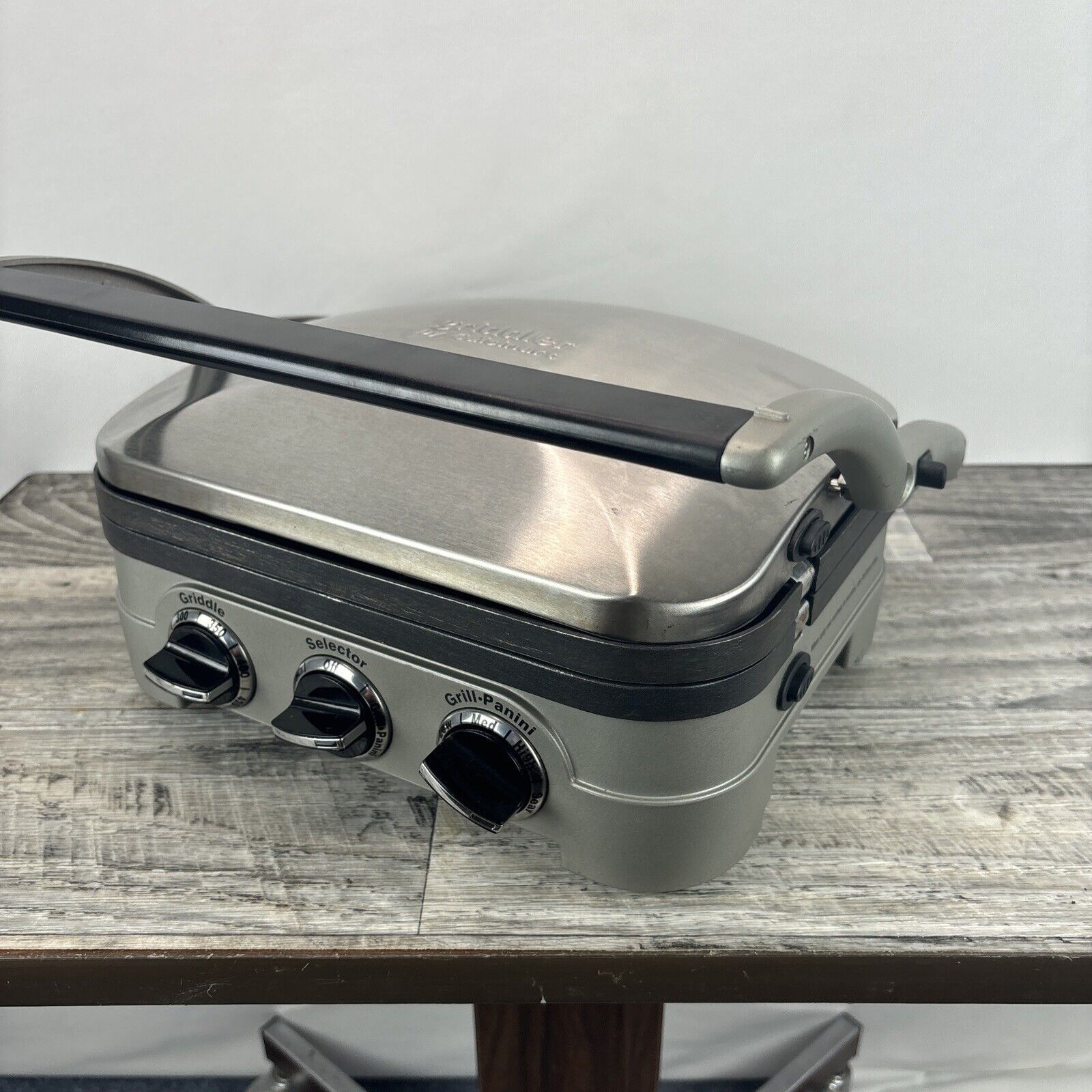 Cuisinart GR-4N Stainless Steel Griddler Panini Press Sandwich Maker 5-In-1