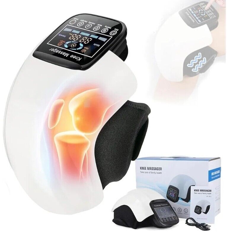 Heated Vibration Knee Massager, Adjustable Temperature Wireless Knee Massager290
