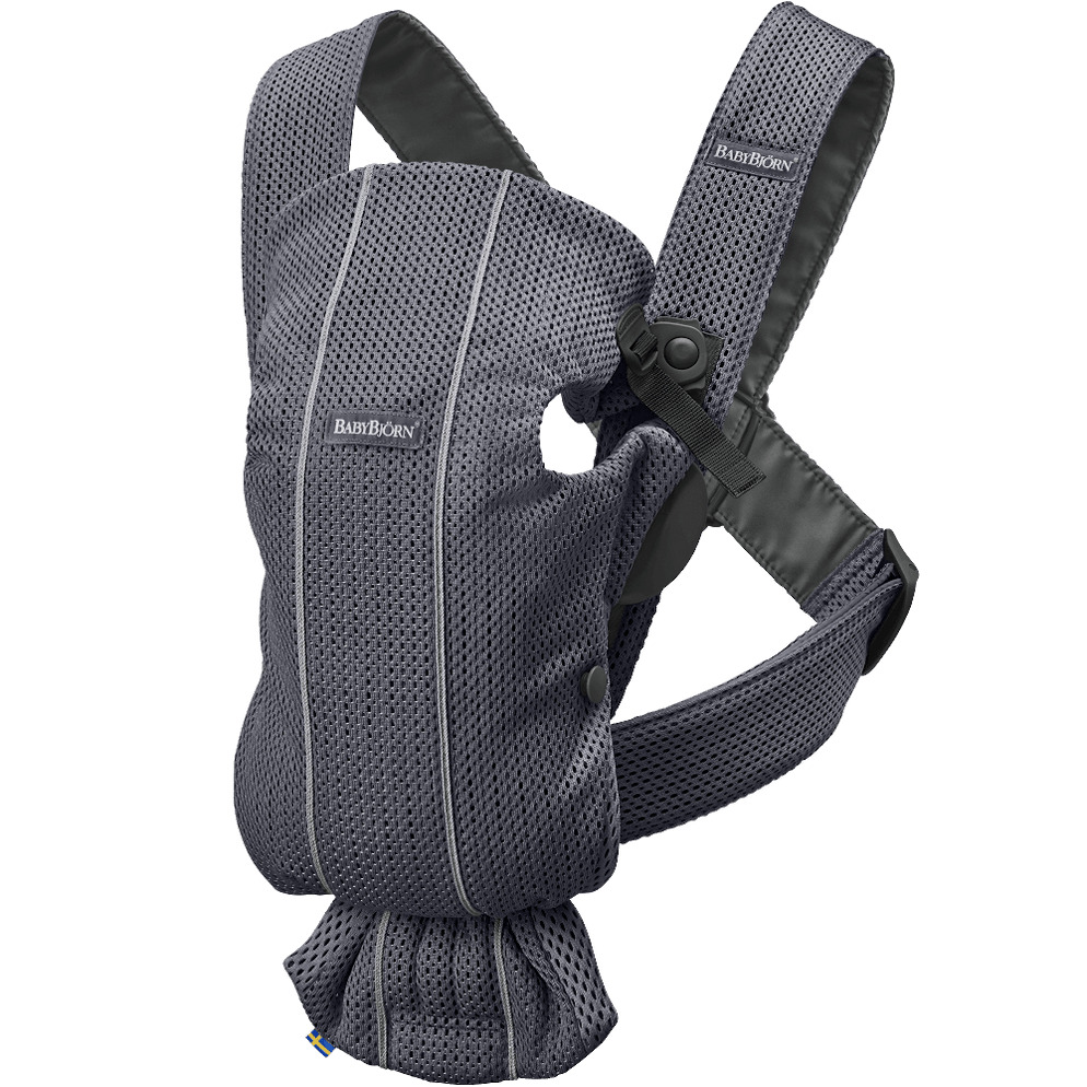 BABYBJORN Baby Carrier Mini 3D Mesh 0-1 yrs, 7-25 lbs - Anthracite