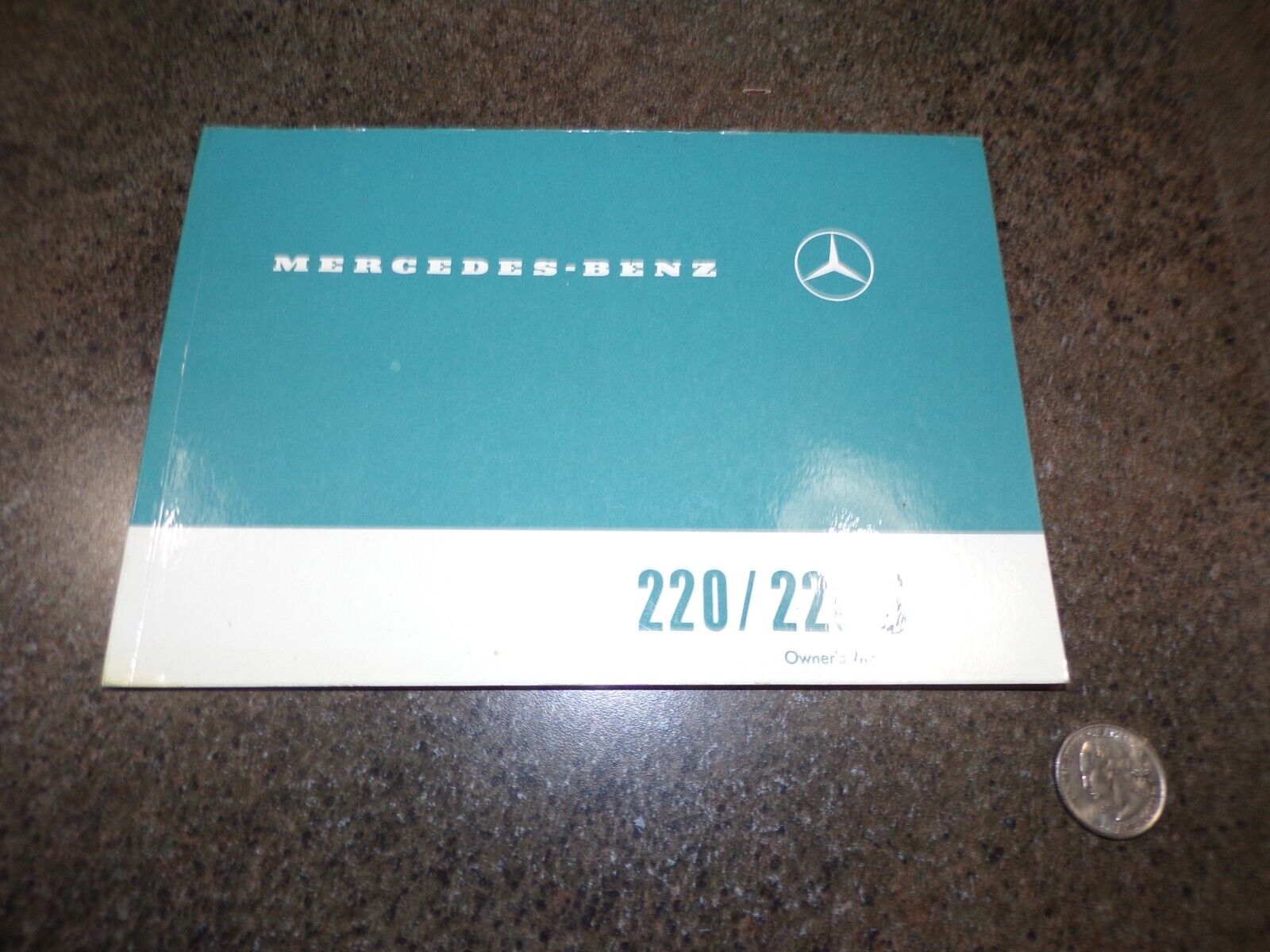 Vintage OEM 1959-64 Mercedes-Benz 220,220S W111 Heckflosse #6715 Owners Manual