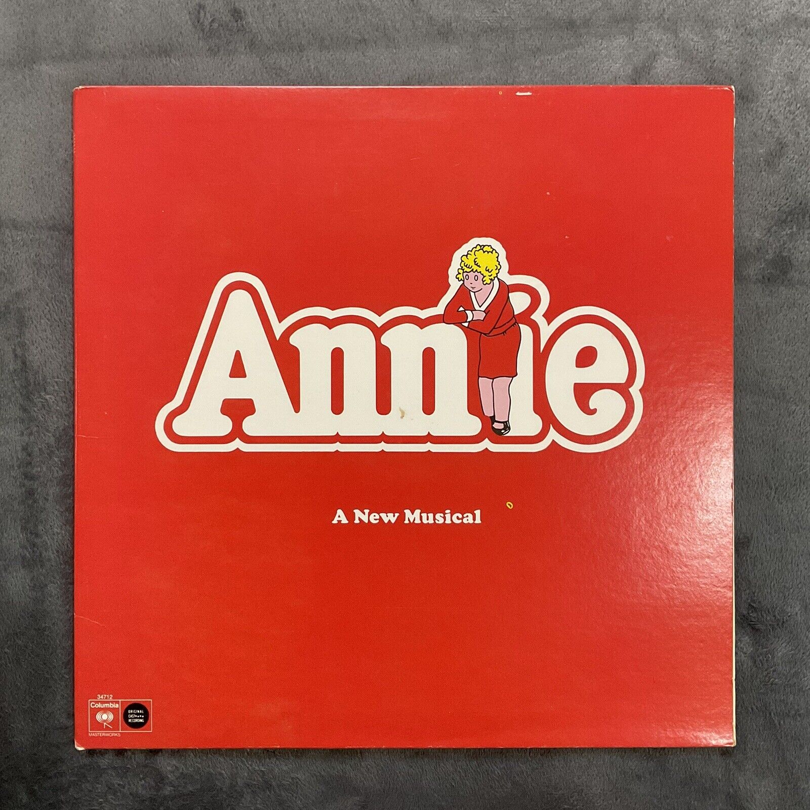 Annie A New Musical Original Cast Recording NM LP Record 1977 Columbia JS 34712