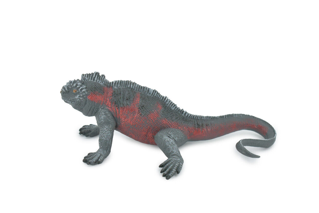 Marine Iguana Toy Lizard Rubber Realistic Figure Model Toy Gift 7.5\