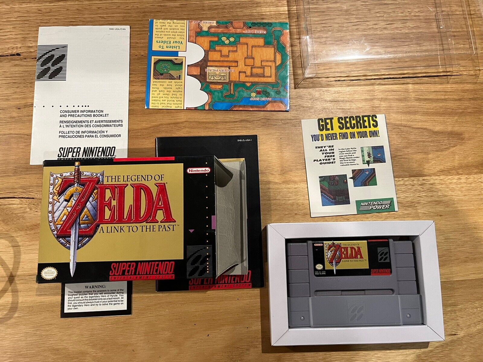 The Legend of Zelda: A Link to the Past 🔥🔥( Nintendo Super NES) + CIB + MINT