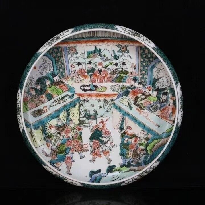 Qing Dynasty Kangxi colorful character story, the group of ministers wish longev