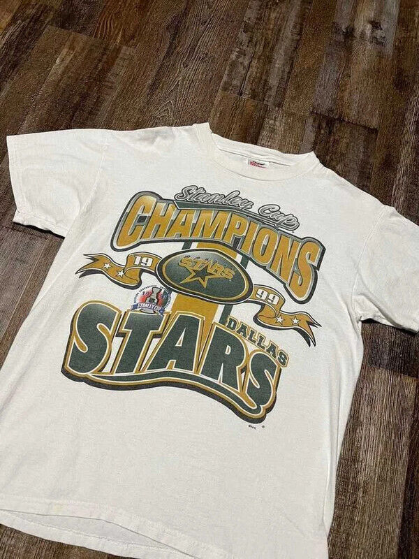 Vintage 90s Stanley Cup Dallas Stars Hockey t Shirt AN31931