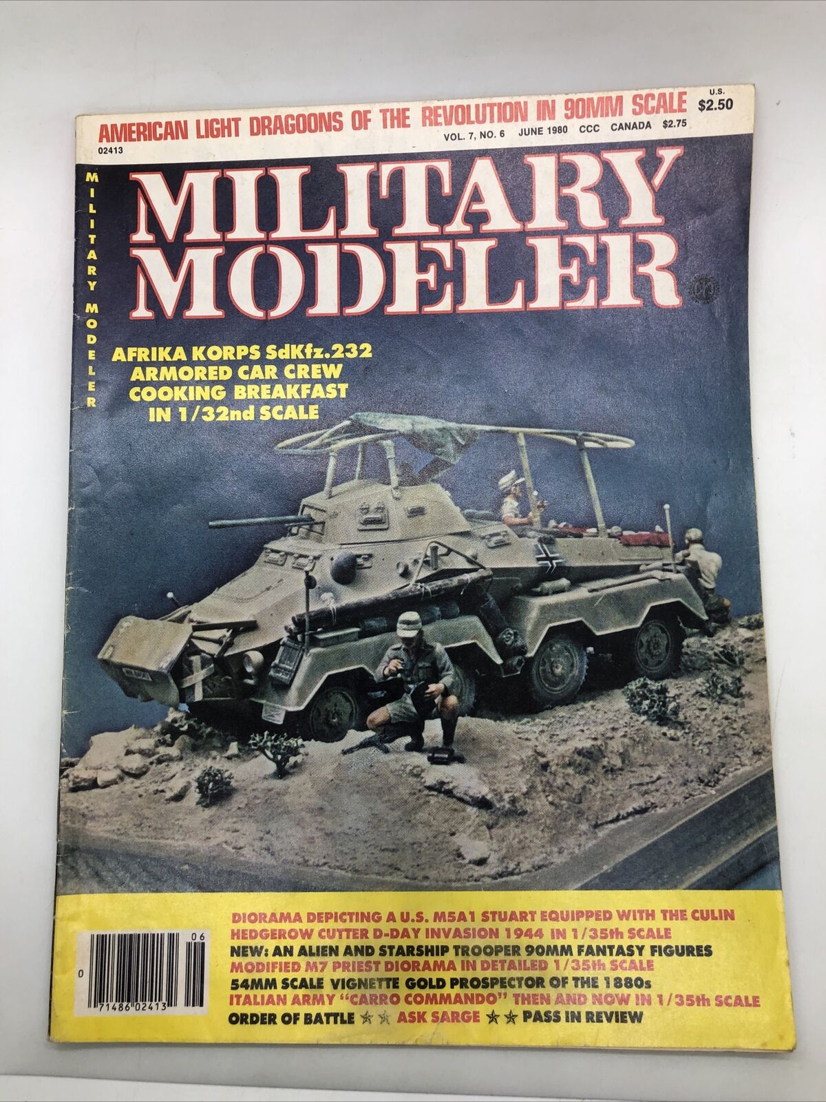 Military Modeler Magazine Vol 7 No.6 June 1980