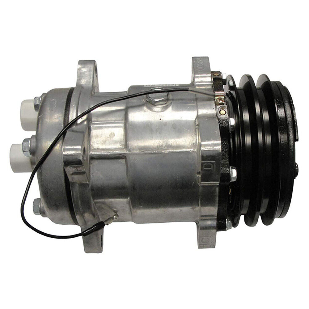 E8NN19D629AA Compressor Sanden Style Fits Ford/New Holland 7110 7740 ++ Tractors