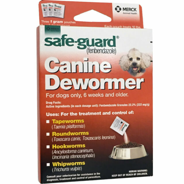 Safe Guard Canine Wormer (Fenbendazole 22.2%), 1 Gram