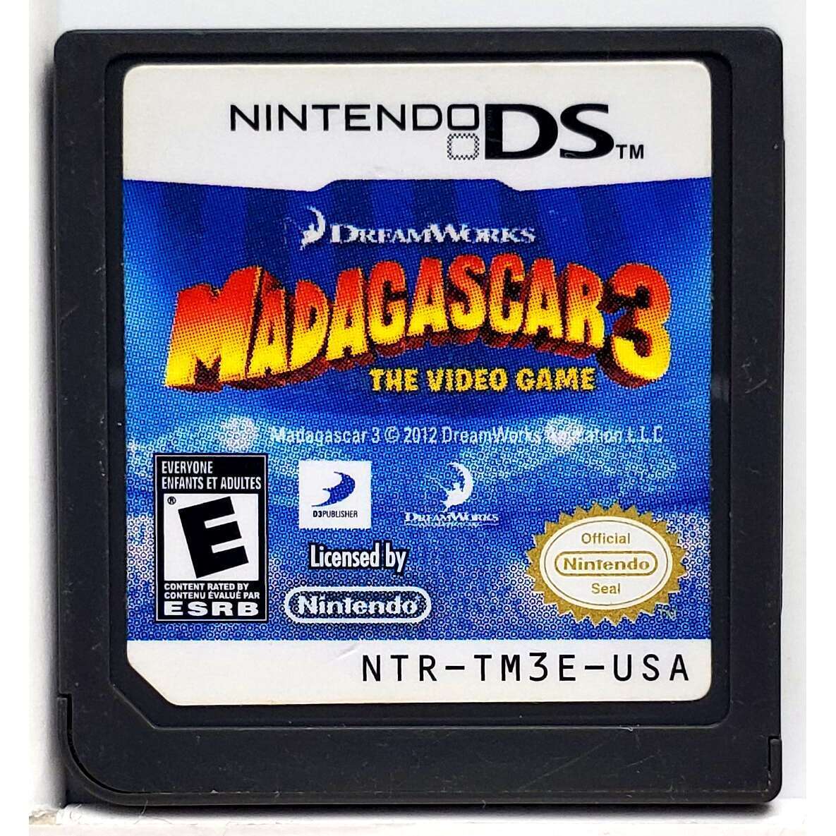Madagascar 3 - Nintendo 3DS Authentic Game Cartridge 180 Day Guarantee