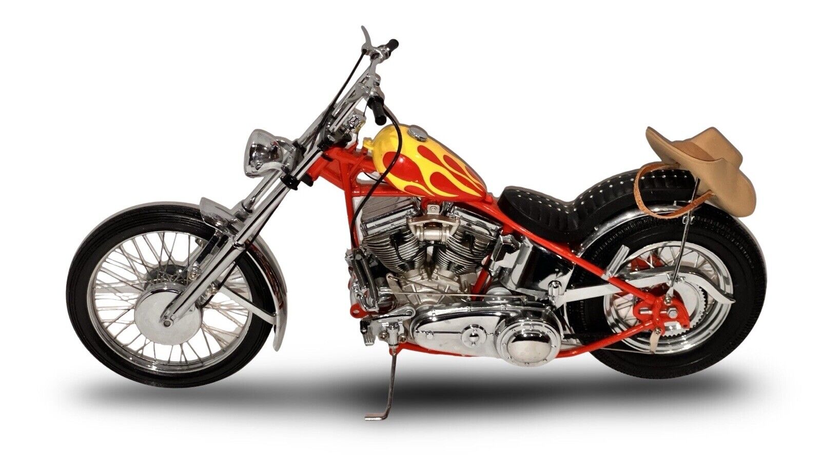 Franklin Mint 1/10 Harley Davidson Easy Rider Billy Bike Motorcycle Diecast
