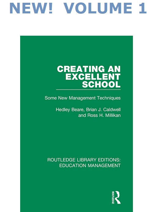 NEW Creating an Excellent School  Routledge Library Edition - Hardcover