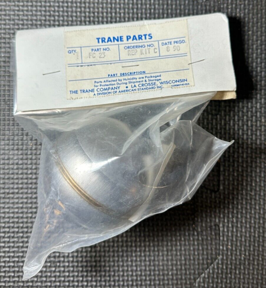 Trane Parts FC 23 Repair Kit C Trap Float Ball NOS