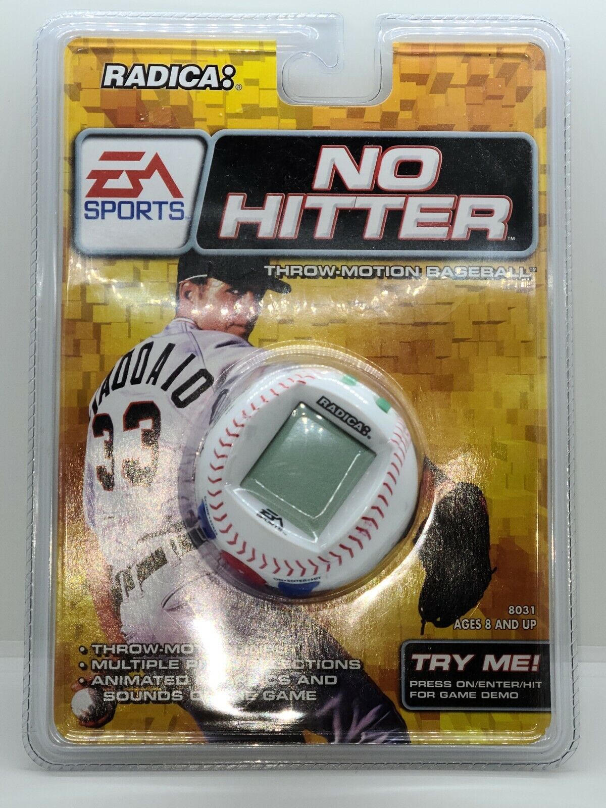 Radica: EA Sports No Hitter Throw-Motion Baseball Handheld Game New Sealed