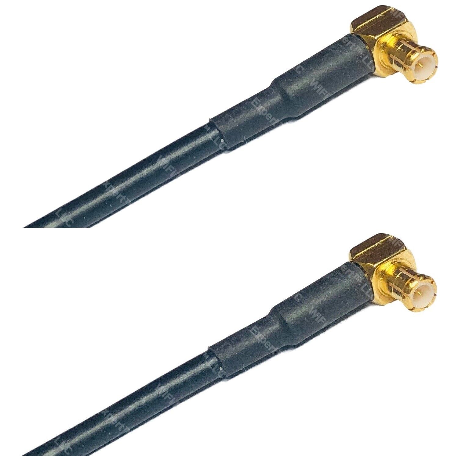 RG174 MCX MALE ANGLE to MCX MALE ANGLE Coax RF Cable Ships from USA