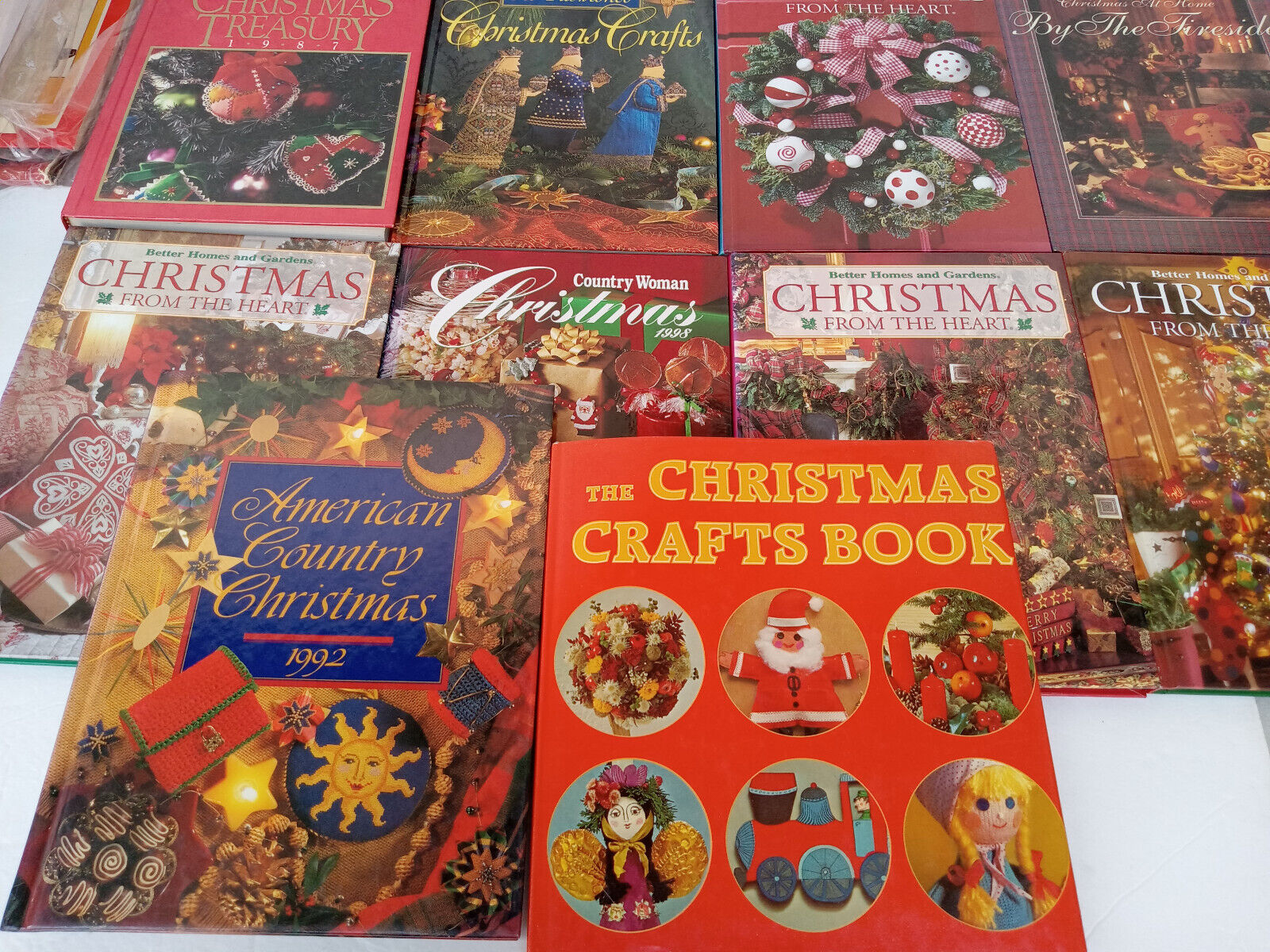 Christmas Traditional Recipes Crafts Vintage Old-Fashioned Books BIG LOT Customs