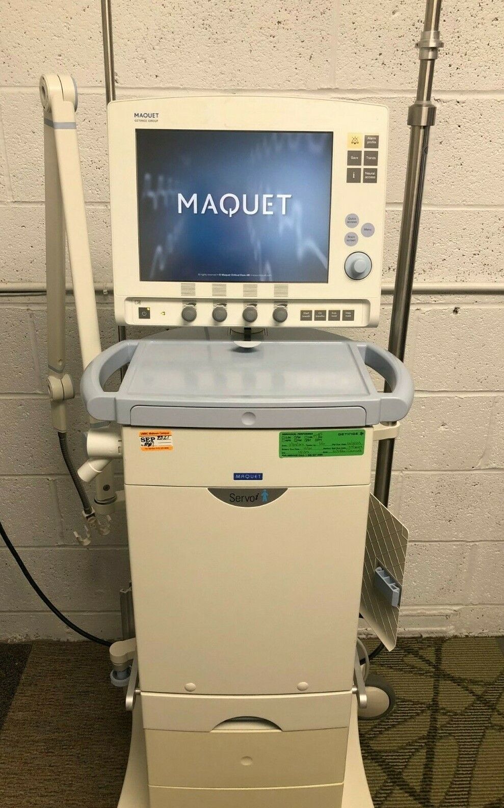 MAQUET Servo i 6487800 Universal Ventilator Biomed Tested