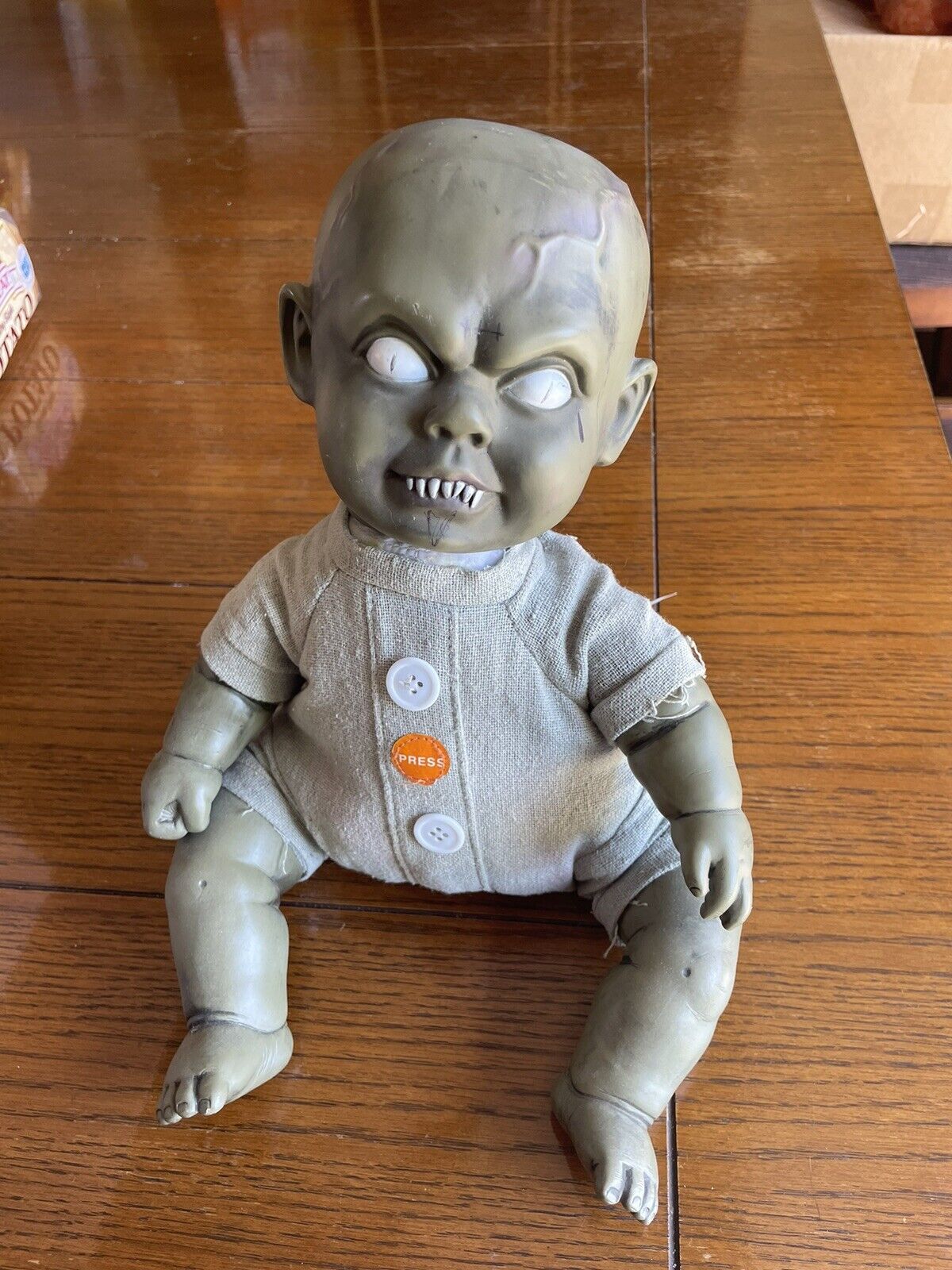 Spirit Halloween The Wiggler Zombie Baby Doll Does Not Work