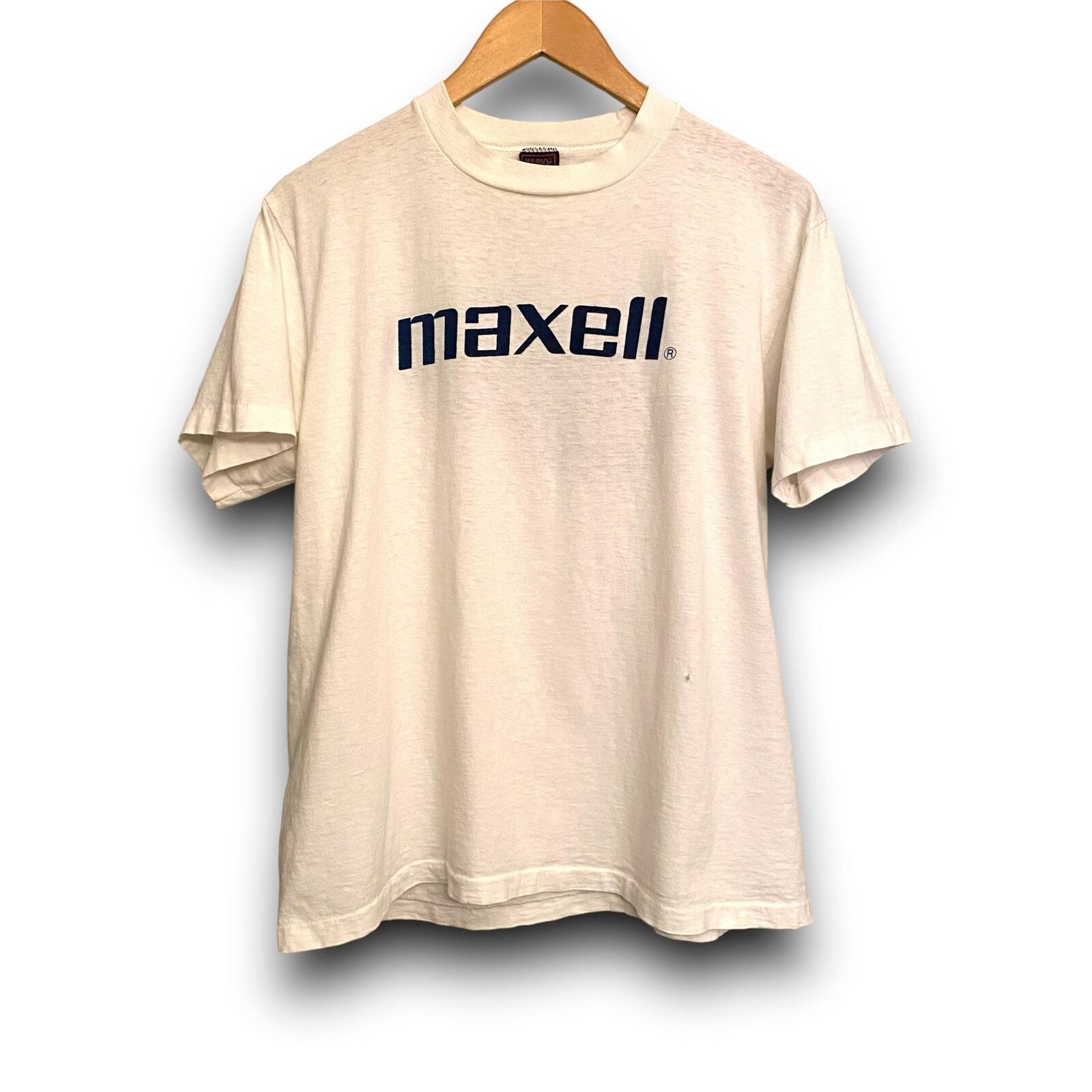 Vintage 1979 Maxwell Cassette Music Audio Tee Shirt