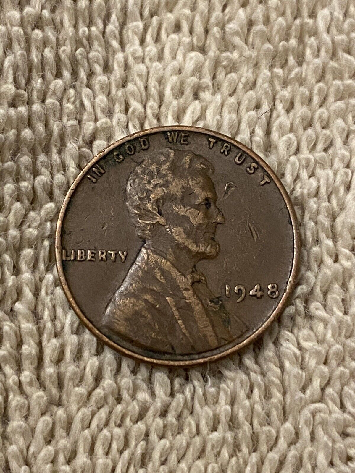 1948 wheat penny No Mint Mark Extremely Rare