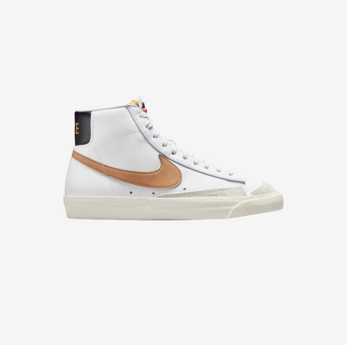 Nike Blazer \'77 Vintage Mid White Amber Brown - Size 11 M, 12.5 W