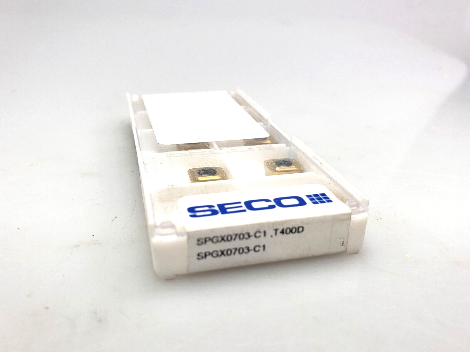 SECO SPGX 0703-C1 T400D Carbide Drilling Inserts (Box of 10)