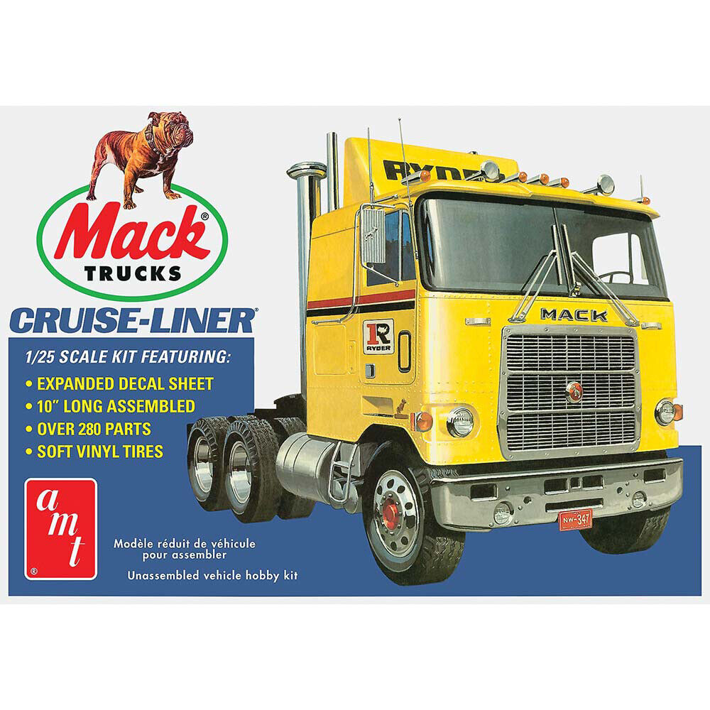 AMT 1/25 Mack Cruiseliner Semi Tractor AMT1062 Plastics Car/Truck 1/24-1/25