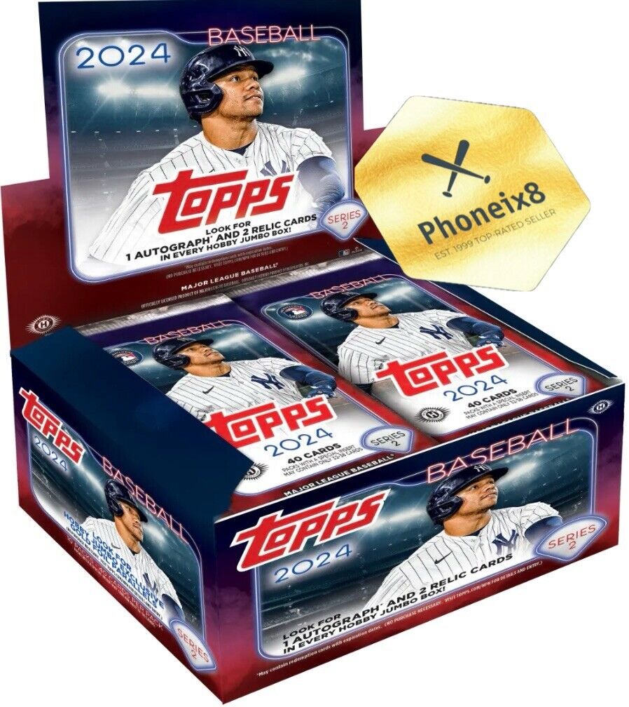⚾2024 Topps Baseball Series 2 HTA Jumbo Box- New/Factory Sealed (PRESALE)